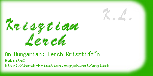 krisztian lerch business card